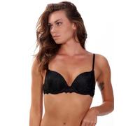 Push-up-BH AFTER EDEN "ANNA", Damen, Gr. 70, Cup A, schwarz, Spitze, Obermaterial: 85% Polyamid, 15% Elasthan, unifarben, comfort fit, BHs Push-up-BH, mit Schale, mit Bügel, mit Spitze, bequem, femini