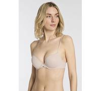 Push-up-BH BOSS "B PURE", Damen, Gr. 75, Cup C, beige (light beige 270), Obermaterial: 75% Polyamid, 25% Elasthan, BHs Push-up-BH (44663459-75) light beige 270
