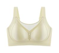 Push Up BH Damen Nahtlos Ohne Bügel Ungepolstert Lift Support Komfortabel T-Shirt-BH Mit Seitlicher Abdeckung Und Glatter Oberfläche Aus Satin Atmungsaktiv BH Damen Ohne Bügel