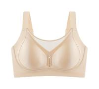 Push Up BH Damen Nahtlos Ohne Bügel Ungepolstert Lift Support Komfortabel T-Shirt-BH Mit Seitlicher Abdeckung Und Glatter Oberfläche Aus Satin Atmungsaktiv BH Damen Ohne Bügel