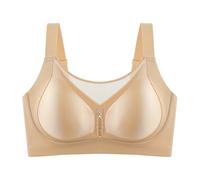 Push Up BH Damen Nahtlos Ohne Bügel Ungepolstert Lift Support Komfortabel T-Shirt-BH Mit Seitlicher Abdeckung Und Glatter Oberfläche Aus Satin Atmungsaktiv BH Damen Ohne Bügel