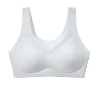 Push Up BH GroßE GrößEn, Bequemer Sexy Sport- Und Fitness-BH FüR Damen Spurlos Aus Latex Mit GroßEm RüCkenausschnitt Ideal FüR Sommer Und Freizeit