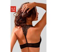 LASCANA Push-up-BH Melissa, mit Vorderverschluss 75, Cup D schwarz Damen BHs Damenwäsche 75, Cup D schwarz