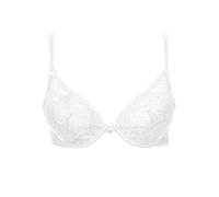 Push-up-BH LISCA "Push up BH Evelyn", Damen, Gr. 75, Cup D, weiß, Spitze, Obermaterial: 82% Polyamid PA. 18% Elasthan EL., BHs Push-up-BH (49658069-75) weiß