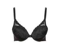 Push-up-BH LISCA "Push up BH Evelyn", Damen, Gr. 80, Cup B, schwarz, Spitze, Obermaterial: 82% Polyamid PA. 18% Elasthan EL., BHs Push-up-BH (54553508-80) schwarz
