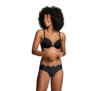 Push-up-BH PUMA "PUMA WOMEN PUSHUP BRA 1P HANG", Damen, Gr. 80, Cup B, schwarz, Obermaterial: 84% Polyamid, 16% Elasthan, BHs Push-up-BH, mit gepolsterten Cups, mit Bügel (88505926-80) schwarz