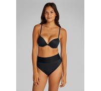 Push-up-BH "PUSH UP PLUNGE", Damen, Gr. 70, Cup A, schwarz, Obermaterial: 79% Polyamid, 21% Elasthan, CALVIN KLEIN UNDERWEAR, unifarben, Basic, körpernah, BHs Push-up-BH, mit glattem Finish (52875733-