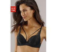 Push-up-BH mit Spitzen-Details 75B schwarz 6009282.4215.75B