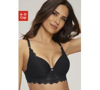 s.Oliver Push-up-BH 79588514-75 mit Spitze Cup A Gr. 75 schwarz
