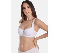 Push-up-BH SASSA, Damen, Gr. 75, Cup C, weiß, Obermaterial: 90% Polyamid, 10% Elasthan. Futter: 92% Polyamid, 8% Elasthan, bestickt, gemustert, unifarben, bequem, BHs Push-up-BH, Spezielle, weiche Ein
