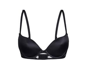 Push-up-BH SASSA "Push Up BH DOTTED MESH", Damen, Gr. 85, Cup B, schwarz, Obermaterial: 83% Polyamid PA. 17% Elasthan EL., BHs Push-up-BH (52974520-85) schwarz