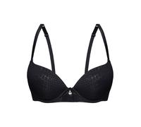 Push-up-BH SASSA "Push Up-BH PURE ANIMAL", Damen, Gr. 90, Cup B, schwarz, Stoff, Obermaterial: 85% Polyester PES. 15% Elasthan EL., BHs Push-up-BH (25323619-90) schwarz