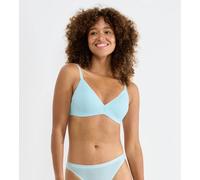 Push-up-BH SLOGGI "ZERO Feel Air THE UP", Damen, Gr. XL, N-Gr, blau (fresh mint), Single Jersey, Obermaterial: 46% Polyamid, 46% Polyester, 8% Elasthan, BHs Push-up-BH, atmungskativ, semi-transparente