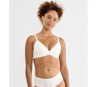 Sloggi Push-up-BH Damen ZERO Feel Pure THE UP Push Up Silk Weiß Single Jersey Gr. XL