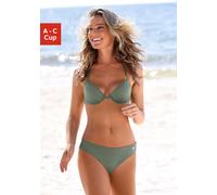 Push-Up-Bikini-Top BENCH. "Perfect" Gr. 38, Cup C, grün (oliv) Damen Bikini-Oberteile (64204642-38) oliv