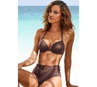 Push-Up-Bikini-Top S.OLIVER "Rome" Gr. 34, Cup B, braun Damen Bikini-Oberteile (97600560-34) braun
