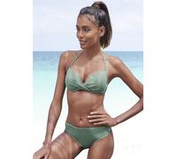 Push-Up-Bikini-Top S.OLIVER "Spain" Gr. 40, Cup C, grün (oliv) Damen Bikini-Oberteile (57667532-40) oliv