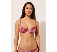 Push-up-bikinioberteil Multicolor Ethnic Rot 4