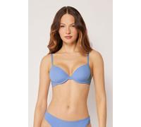 Push-up-bikinioberteil Premium Fit Blau 2