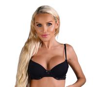 Push up Bra Lace Racerback schwarz schwarz