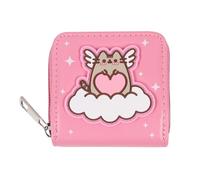Pusheen Rosa kleine Geldbörse für Damen, Reißverschluss, Katze (Rosa Kätzchen)