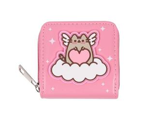 Pusheen Rosa kleine Geldbörse für Damen, Reißverschluss, Katze (Rosa Kätzchen)