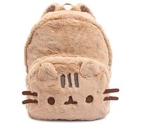 Pusheen Rucksack für Erwachsene Teenager 3D Cat Beige Rucksack Flauschig 13,5" Einheitsgröße