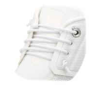 Puzeam 2 Paar elastische Schnürsenkel ohne Binden für ON Cloud 5 & 6 Running Schuhe, 3 mm dehnbare runde Gummi-Schuhbänder, Ersatz für Turnschuhe und Freizeitschuhe Weiß 65