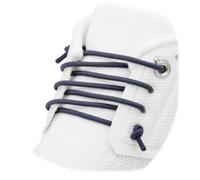 Puzeam 2 Paar elastische Schnürsenkel ohne Binden für ON Cloud 5 & 6 Running Schuhe, 3 mm dehnbare runde Gummi-Schuhbänder, Ersatz für Turnschuhe und Freizeitschuhe Graublau 65