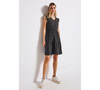 Puzzle Print Tunika-Kleid