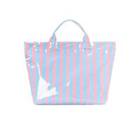 PVC Tote Bag, Striped Beach Bag, Waterproof Large Capacity For Women Beach Travel Picnic Pool Shopping Coastal Utility Gear Voyage Storage Shield Transit Base Nautical Accessories Carryall Kit