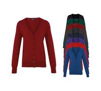 PW697 Premier Workwear Damen langarm Strickjacke Red S (10)