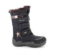 PWIGT 88816 VELOURSLEDER-TEXTI NAVY-DUNKELBLAU - Gr. - 35