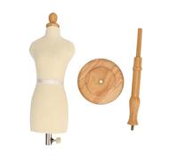 Pwshymi Nähen Schaufensterpuppe Torso Schneiderpuppe, Schneiderin Weibliche Schneiderpuppe Ansteckbare Schneiderpuppe mit Ständer Zur Präsentation (Typ 1)