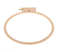 Pwshymi Ovale Stickrahmen, Stanznadelrahmen, 32 X 24 X 4, Stickrahmen, Horizontaler Ovaler Rahmen, Breiter Holz-Handwerks-Desktop, DIY-Kreuzstichzubehör