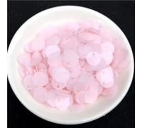 PXAMORTEL Pailletten für Crafting Sewing, 1 Packung 6 mm 8 mm 10 mm Flache, runde, Matte Pailletten for Damenbekleidungszubehör(Matte Light Pink,6mm 400pcs)