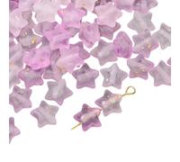 Pyasuye Goldfarbene Acryl Sternperle Mit Farbverlauf Für Halskette Armband Handgefertigter Schmuck Zubehör Kunsthandwerk Und Dekorationen. Goldfarbener Sternperle Mit Farbverlauf Schmuck