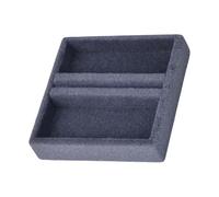 Pyasuye Modernes Quadratisches Schmucktablett Aus Stoff Herausnehmbarer Stoffeinsatz Kompakte Aufbewahrungslösung Für Uhren Und Geschenkpräsentationen Schmuckvitrine