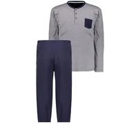 Pyjama, 3-Knopfv., offen navy blaze 76