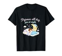 Pyjama All Day Zen at Night Moon Blanket Graphic T-Shirt