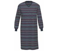 Pyjama AMMANN "Nachthemd 1/1 Arm Men / Nightwear", Herren, Gr. 52, blau (nightblau), Obermaterial: 100% Baumwolle CO., Homewear-Sets Pyjama (94293166-52) nightblau