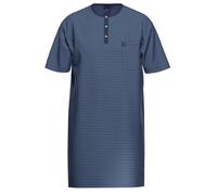 Pyjama AMMANN "Nachthemd 1/2 Arm Men / Nightwear", Herren, Gr. 52, blau, Obermaterial: 75% Baumwolle CO. 25% Polyester PES., Homewear-Sets Pyjama (94803529-52) blau
