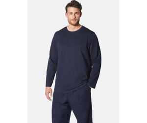 Pyjama BABISTA "Langarmshirt GULLITOSSI", Herren, Gr. M, blau (dunkelblau), Obermaterial: 100% Baumwolle CO., Homewear-Sets Pyjama (75579416-M) dunkelblau