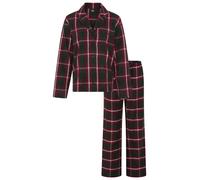 Pyjama BOSS "Holiday_Gift Set LG", Damen, Gr. L, open rot 645, Web, Obermaterial: 52% Baumwolle, 48% Viskose, lang, Homewear-Sets Pyjama (57715025-L) open rot 645