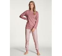 Calida Damen Pyjama Bündchen Lovely Nights rose bud XL