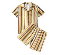 Pyjama Damen Kurz Sexy Satin Nachtwäsche Sexy Set Kurz Damen Pyjama