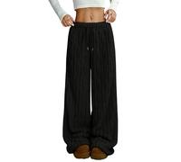 Pyjama Hose Schlafanzug Damen Pyjamas Hosen Lang Flanell Pyjama Hose Schlafhose Weich Kawaii Pyjamas Bequeme Schlafanzughose Frauen Anime Cartoon Casual Herbst-Winter