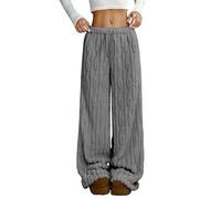 Pyjama Hose Schlafanzug Damen Pyjamas Hosen Lang Flanell Pyjama Hose Schlafhose Weich Kawaii Pyjamas Bequeme Schlafanzughose Frauen Anime Cartoon Casual Herbst-Winter