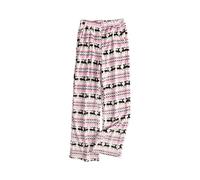 Pyjama Hosen Damen Weihnachts Pyjama Damen Lounge Fleece Laufset Schlafhose Weihnachtshose Kuschelig,übergröße Relaxhose Baggy Cute Oversize Freizeit Flanellhose Pyjamahose Pants Kleidung 2#rosa M