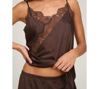 Pyjama HUNKEMÖLLER "Cami Cecilia", Damen, Gr. S, braun, 100% Polyester, Homewear-Sets Pyjama (68823612-S) braun
